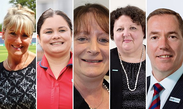 Some of the nurses named in new year’s honours list, from left to right: Karen Howell, Nicola Bailey, Jennifer Hall, Deborah Sturdy and Michael Dickson