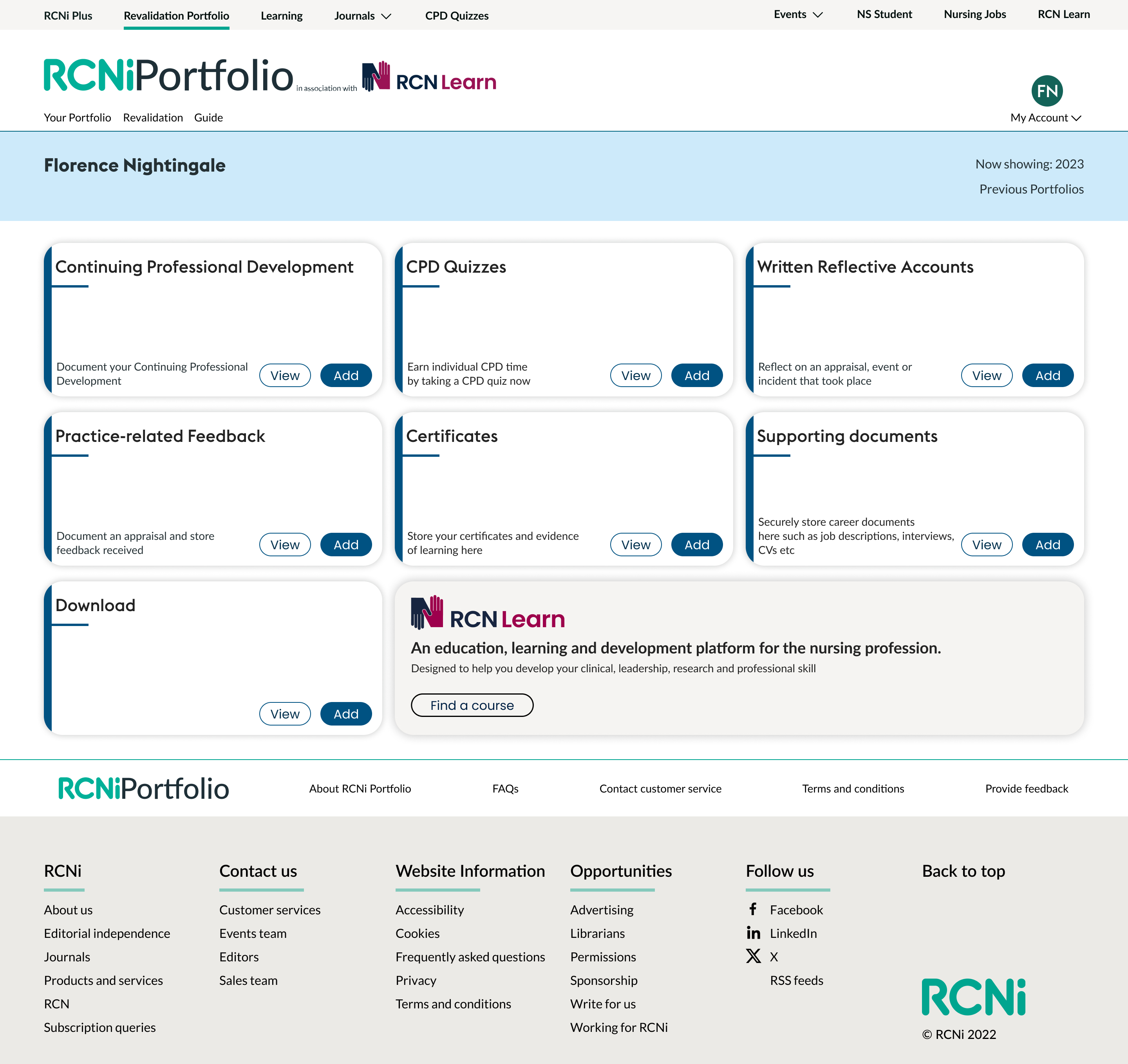 Portfolio dashboard image