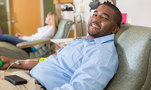 Black blood donor