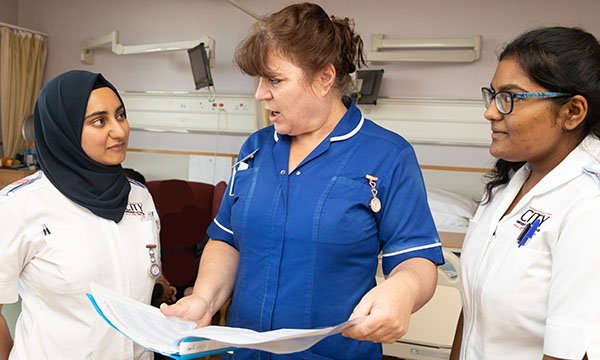 Students on placement