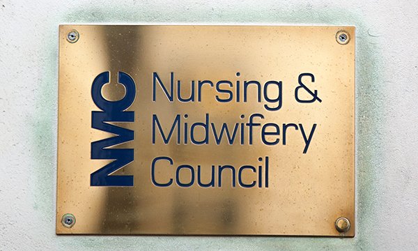 Nursing and Midwifery Council (NMC) plaque