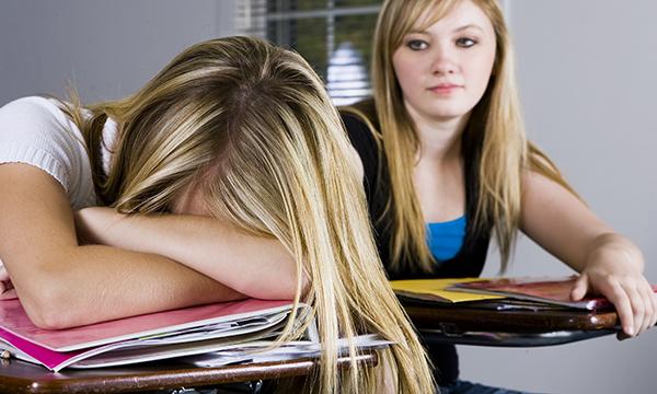 Depressed student