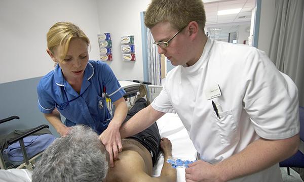 Male nursing student