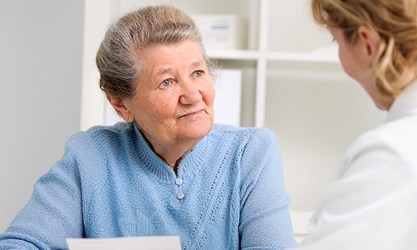 Reassuring a patient