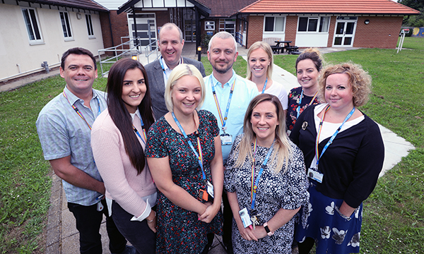2018 award-winners Rebekah_Bewsey (front, second from right) and Brookside Adolescent Inpatient and Young People’s Home treatment team