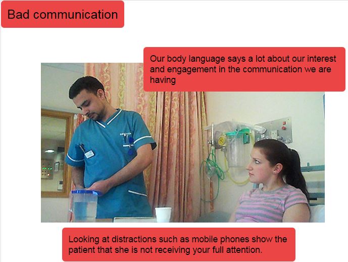 verbal and nonverbal communication in health and social care
