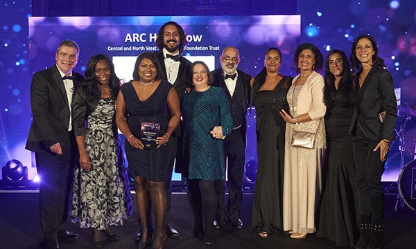Team of the Year award winners ARC Hounslow at the RCN Nursing Awards 2023