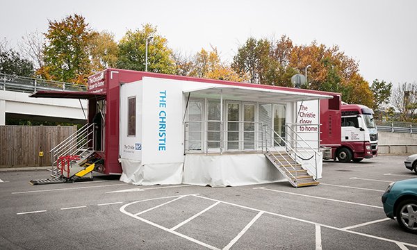 One of The Christie NHS Foundation Trust’s mobile units