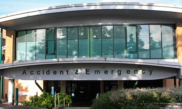 The emergency department at Princess Alexandra Hospital in Harlow, where Barclay Mason had worked for 20 years