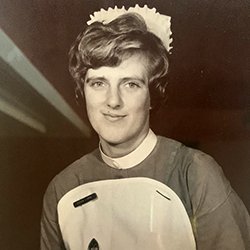 Nicky Brown, the first of three generations of nurses