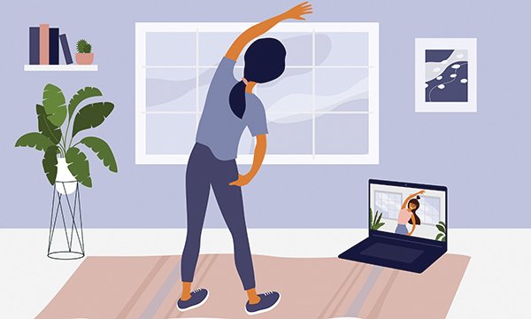 One NHS trust helps nurses ‘limber up’ for online training by providing a yoga session beforehand