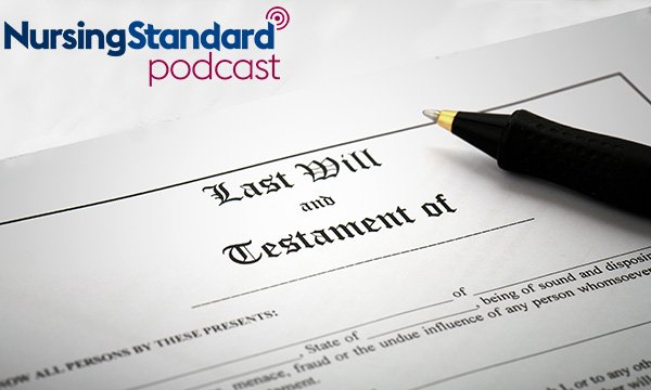 First page of a will document – as solicitor explains the steps to take to write a will