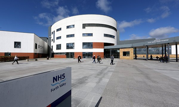 Forth Valley Royal Hospital, where ED staff said they felt bullied