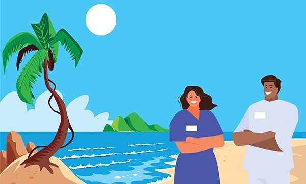 Nursing students could meet tutors on a idyllic settings as part of a new virtual reality project to support their mental well-being