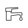 Dripping tap icon