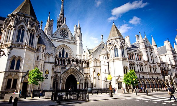 Photo of the Royal Courts of Justice in London, home of the High Court and the Court of Appeal 