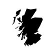 Scotland map icon