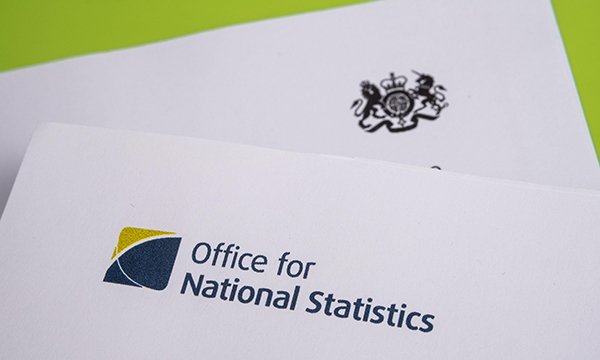 Picture of documents showing official crest and title of Office for National Statistics