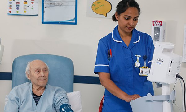 A nurse recruited from overseas at Salford Royal NHS Foundation Trust