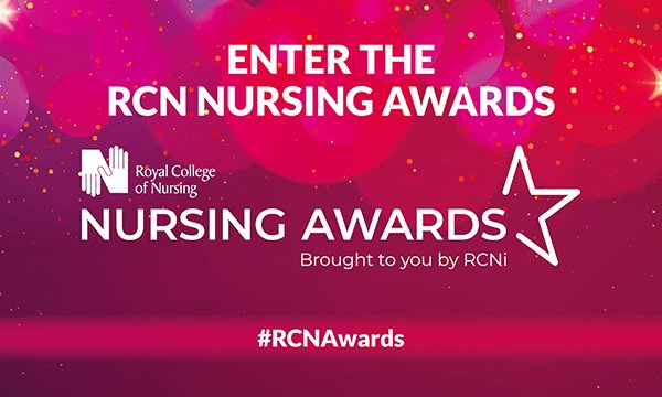 Poster for the RCN Nursing Awards