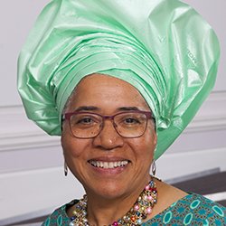 Nurse, Dame Elizabeth Anionwu, who will present the King with the ceremonial orb