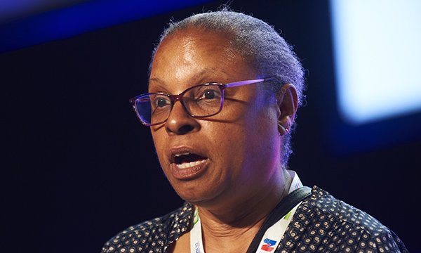 Senior nurse Dionne Daniel at RCN congress 2023, she said dealing with endometriosis and menopause at work almost ‘destroyed’ her career