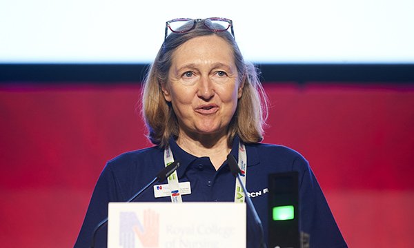 GP nurse Sarah Hall told RCN congress how she was forced to remotgage her house when she got diagnosed with cancer