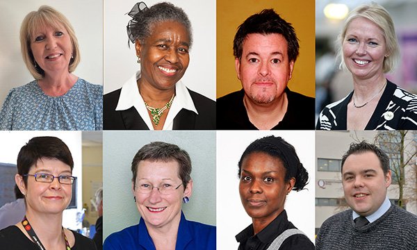Head shots of eight nurses who have been awarded honours in the King's birthday honours