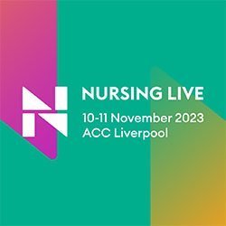 Nursing Live logo, with venue and dates