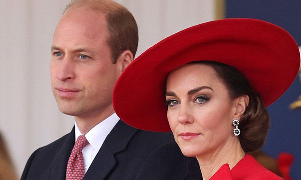 Prince William and Princess Catherine attending a ceremony in London last November