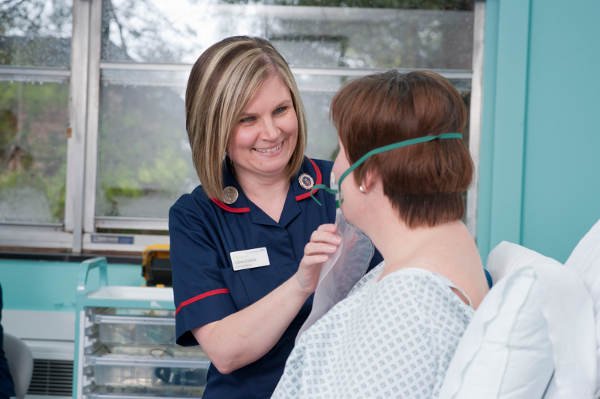 Clinical Matron Claire Eastick on a training day. Picture credit: Nathan Clarke