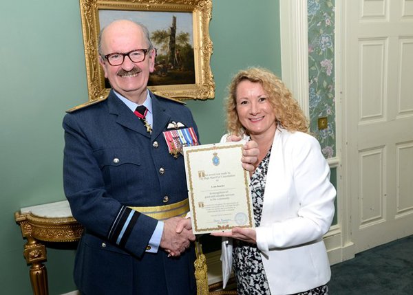 The coveted award from High Sheriff Gavin Mackay was awarded to Lynn Benefer, named nurse for safeguarding children at Northern Lincolnshire and Goole NHS Foundation Trust