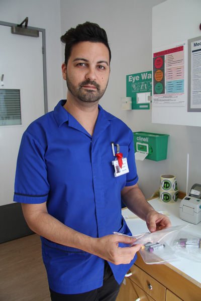 Joel Paparello, deputy charge nurse in the HIV Outpatient Clinic at Guy’s and St Thomas’ NHS Foundation Trust