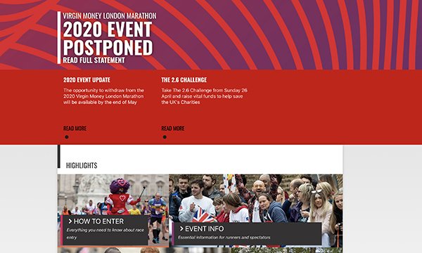 Fundraising events that charities rely on, such as the London Marathon, have been postponed 