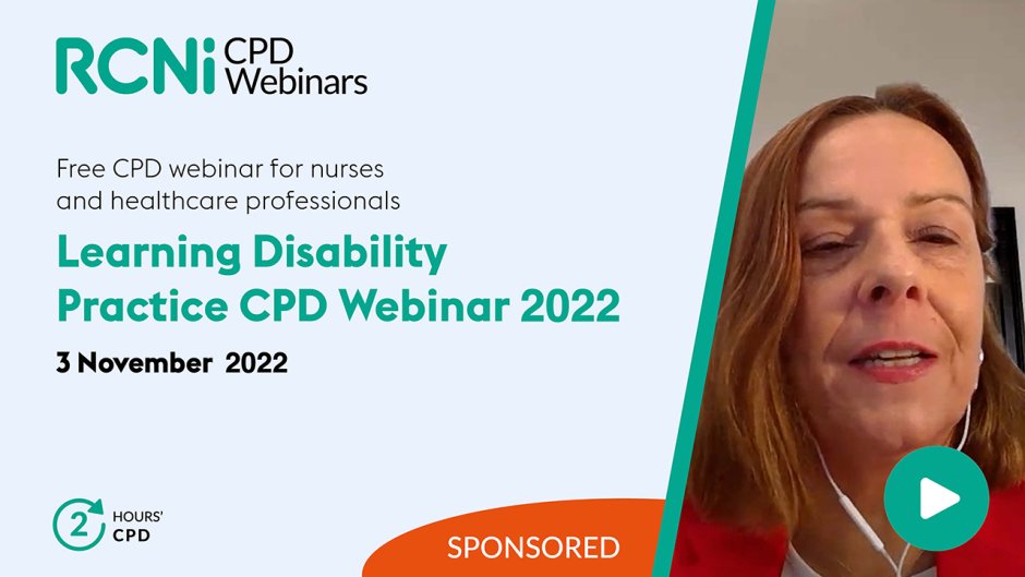CPD Webinar: Learning Disability Practice 2022