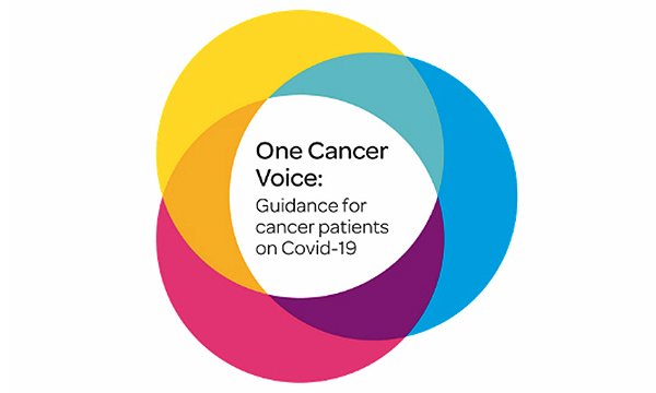 Vector image used by cancer charities in guidance on COVID-19