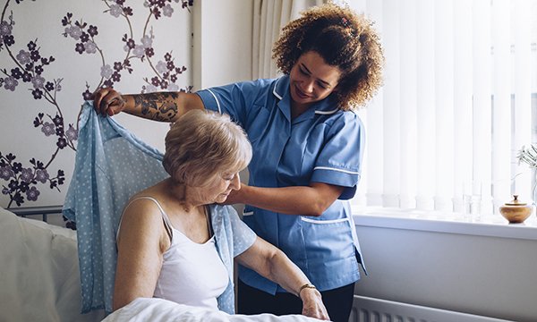 The number of nurses working in social care in England has fallen dramatically in the past decade, with experts warning that the high turnover of younger nurses is a cause for concern