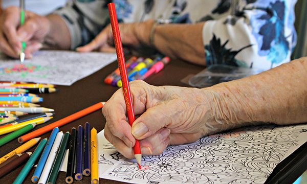 Art therapy for older patients