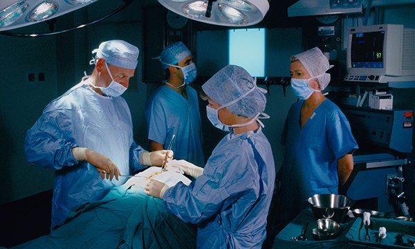 surgical team in theatre