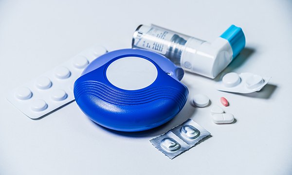 Asthma inhaler and medication. Picture: iStock