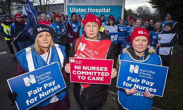 Northern Ireland nurses strike
