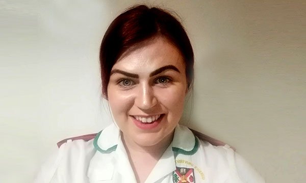 Eden Baker, final-year children’s nursing student at Queen’s University Belfast