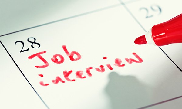 Job interview illustration