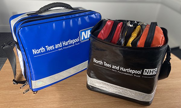 Community nursing: kit bag allows staff to carry everything they need