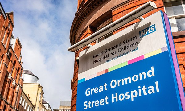 Great Ormond Street Hospital, where overseas staff are offered ‘Im new here' badges to wear