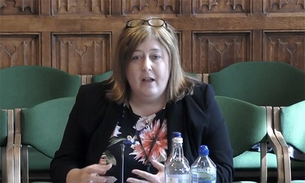 RCN's Heather Randle speaking to the Health and Social Care Committee