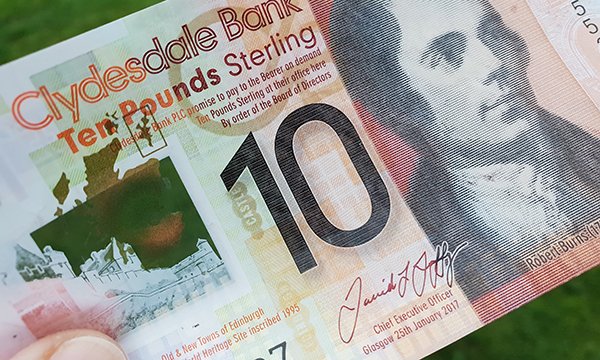 Scottish £10 note