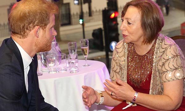 Julia Nekooi talks to prince Harry