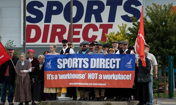 Sports Direct workers