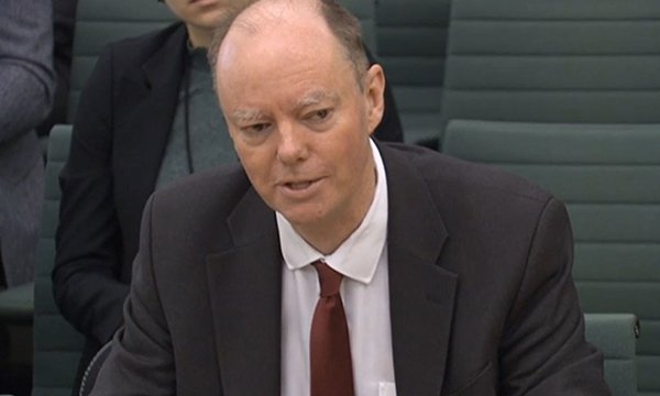Picture of England’s chief medical officer Chris Witty. Retired nurses in older age groups or who have health conditions can still help at a time when the NHS is under considerable strain, he told MPs.